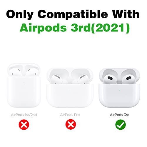 Mulafnxal for Airpods 3 3rd Generation Case Cute 3D Lovely Unique Cartoon for Airpod 3 Silicone Cover Fun Funny Cool Design Fashion Cases for Boys Girls Kids Teen for Air pods 3 (2021) (Hat Big Eye)