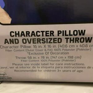 StWars Star Wars Mandalorian The Child Character Pillow and Oversized Throw