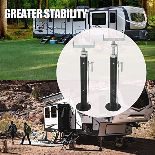 2pcs Heavy Duty RV Slide Out Support Jacks Adjusts from 19" to 47", 5000lb Capacity for RV, Camper and Travel Trailer. (19" to 47")