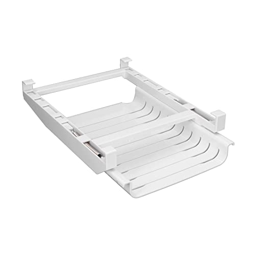 Ziplock Bag Hanging Storage Rail Rack, Fridge Shelf Holder Clip Sliding Rail Tray Save Space for Fridge