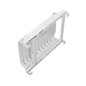 Ziplock Bag Hanging Storage Rail Rack, Fridge Shelf Holder Clip Sliding Rail Tray Save Space for Fridge