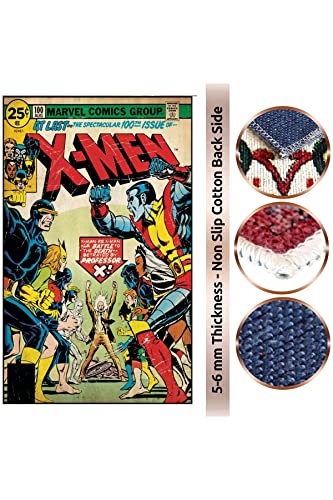 Comic Book Covers Rug, Chenille Rugs for Living Room, Bedroom Rug, Home Decor Rug, Modern Rug, Popular Rug, Kids Room Decor, Birthday Gifts, SD172.1 (31”x55”)=80x140cm