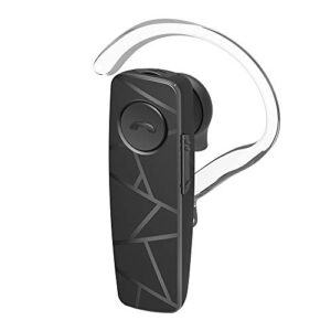 TELLUR VOX 60 Bluetooth Headset, Handsfree Earpiece, BT v5.2, Multipoint Two Simultaneous Connected Devices, 360° Hook for Right or Left Ear, iPhone and Android, Car Charger Included