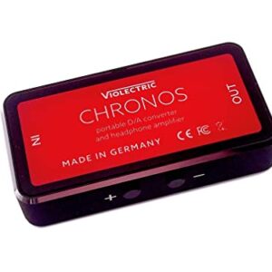 Violectric Chronos D/A Converter Headphone Amplifier,Black