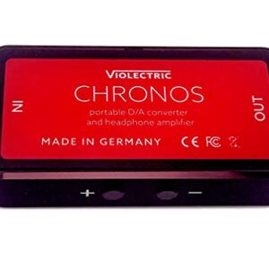 Violectric Chronos D/A Converter Headphone Amplifier,Black