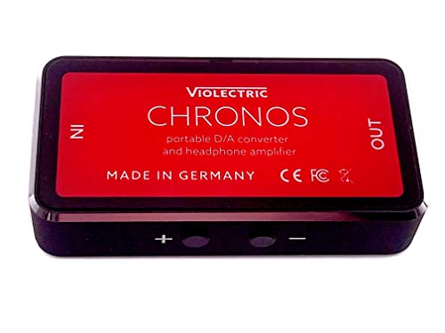 Violectric Chronos D/A Converter Headphone Amplifier,Black