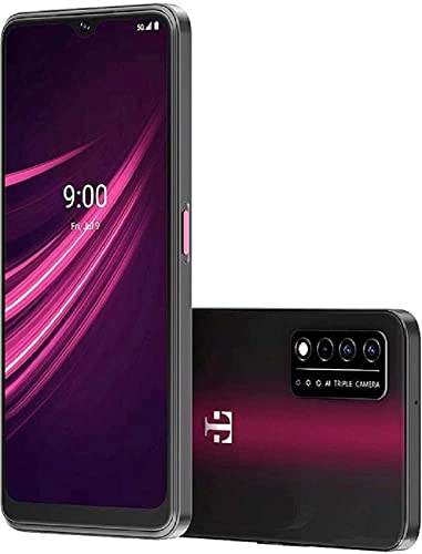 T-Mobile REVVL V+ 5G Android 64GB Smartphone - Nebula Black (Renewed) (T-Mobile Unlocked)