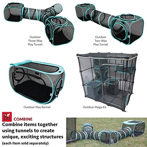 Kitty City Claw Indoor and Outdoor Mega Kit Cat Furniture, Cat Sleeper, Outdoor Kennel