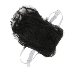 hztyyier dog wigs pet wigsdog wig pet costume for dogs and cats for halloween christmas, parties, festivals(black) cat supplies
