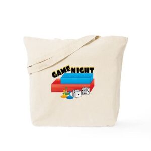 cafepress game night tote bag canvas tote shopping bag