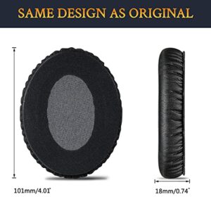 SOULWIT Earpads Cushions Replacement for Sennheiser HD201 HD201S HD180 HD418 HD419 HD421 HD428 HD429 HD438 HD439 HD448 HD449 Headphones, Ear Pads with Softer Protein Leather, Noise Isolation Foam