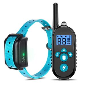 dog shock collar with remote for large medium small dogs, diropet training collar for dogs with beep/vibration/shock modes, adjustable collar, 1000ft remote range, rechargeable, ipx7 waterproof