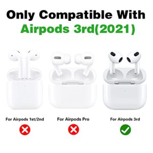 Oqplog for AirPod 3 3rd Generation Case Luxury for Air Pods 3 (2021) Cases Cover Hypebeast Funny Design Fun 3D Cute Trendy Unique Fancy Fashion Soft Silicone for Men Boys Girls Teen (Red Black Shoes)