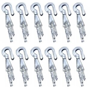 boohao 12 pcs wand tip hook sleeve clear plastic shapherds hook wand tip connector wand cap connector wand cap blind wand hook replacement for circular 6/25"(6mm) blind tilt wand repair