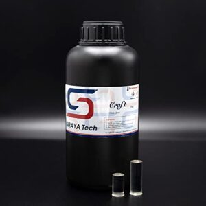 siraya tech craft ultra-clear 3d printer resin - high transparency, non-yellowing, 405nm rapid curing for lcd/dlp/8k 3d printers, designed for craft projects (1kg, high clear)