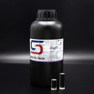 Siraya Tech Craft Ultra-Clear 3D Printer Resin - High Transparency, Non-Yellowing, 405nm Rapid Curing for LCD/DLP/8K 3D Printers, Designed for Craft Projects (1kg, High Clear)