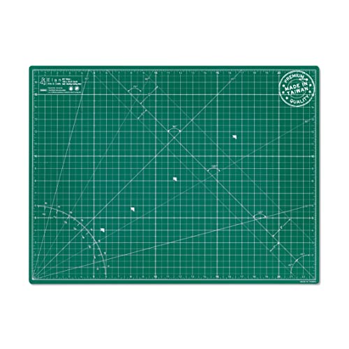 Elan Cutting Mat A1 Green, 5-Ply Craft Mat, Self Healing Cutting Mat 36x24, Craft Cutting Board, Art Mat, Imperial Sewing Mat, Quilting Mat, Hobby Mat, for Sewing, Quilting, Quilting supplies