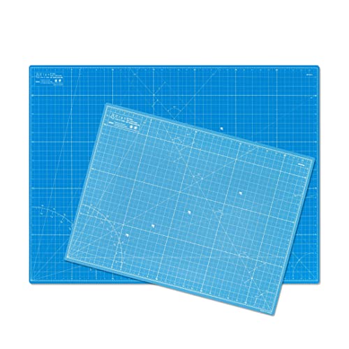 Elan Cutting Mat A1 Blue, 5-Ply Craft Mat, Self Healing Cutting Mat 36x24, Craft Cutting Board, Art Mat, Imperial Sewing Mat, Quilting Mat, Hobby Mat, for Sewing, Quilting, Quilting supplies