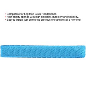 Shanrya Replacement Headband Cover, Soft Headset Headband Pad Easy Installation High Compatibility Durable for G930 Headphones