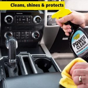 Invisible Glass 92024 22-Ounce Power Clean Automotive Interior Detailer Cleaner Protectant and Conditioner to Restore Interior Surfaces Prevent Fading