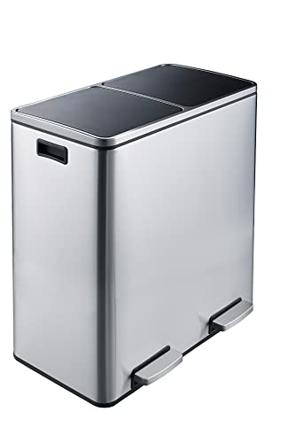 Heim Concept Trash can, 60 L, Silver