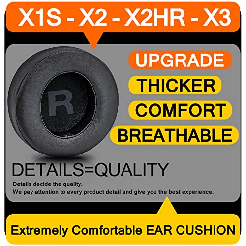 Sixsop Replacement Earpads for Fidelio X2HR X1S X2 X3 Over-Ear Headphones (Leather)