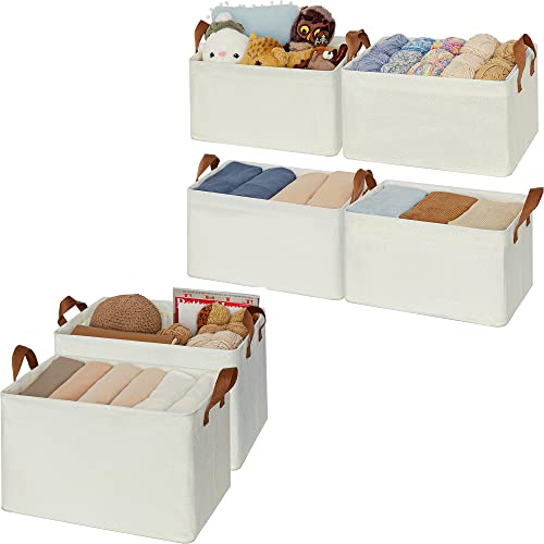 GRANNY SAYS Bundle of 2-Pack Closet Storage Bins & 4-Pack Closet Organizer Bins