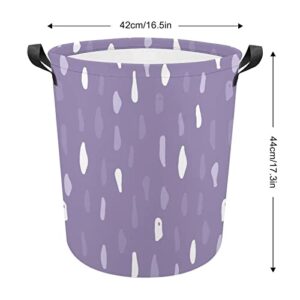 Clothes Hamper Laundry Basket Texture Pattern Collapsible Laundry Hamper with Extended Handles Easy Carry Washing Bin for Bedroom Dormitory Hotel Home Storage Basket for Clothes Toys Towels