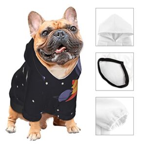 Universe Rockets Pet Dog Hoodies - Soft and Warm Dog Hoodie Sweater, Cold Weather Clothes for XS-XXL Dogs Winter Coat