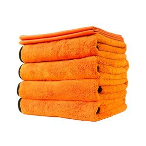 tiikeri super microfiber towels 6pcs for cars washing polishing and window cleaning supplies etc multi-purpose use