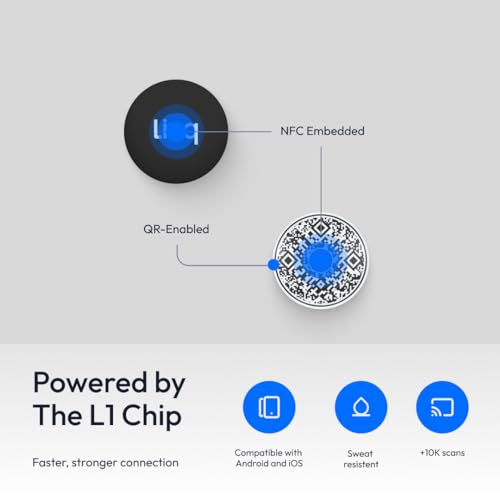 Linq Tap - NFC Tap Technology - Add to Your Phone to Share Contact Info, Social Media, Websites, and More! (QR)