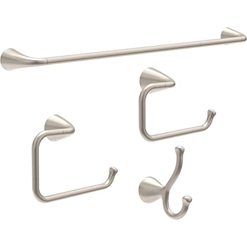 Delta ARV35-DN Arvo Double Towel Hook Bath Hardware Accessory in Brushed Nickel