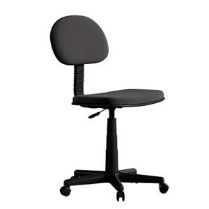 flash furniture low back swivel task office chair - adjustable black student chair with padded mesh seat & back - homeschool study chair