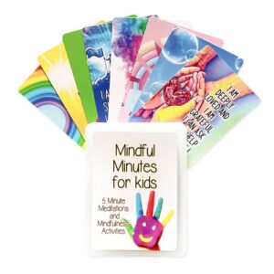 mindfulness and meditation activity cards for kids and teens - in 5 minutes or less daily - loved by teachers, therapists and parents as a teaching tool