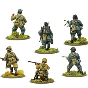 Warlord Bolt Action Italian Army & Blackshirts 1:56 WWII Military Table Top Wargaming Plastic Model Kit Figures 402015801