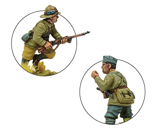 Warlord Bolt Action Italian Army & Blackshirts 1:56 WWII Military Table Top Wargaming Plastic Model Kit Figures 402015801