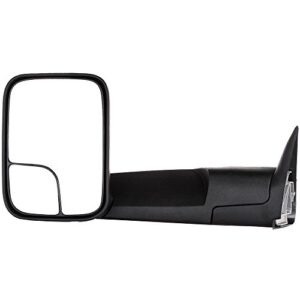 feiparts tow mirror towing mirror fits for 1994-2001 for dodge for ram 1500 2002 for dodge for ram 2500 for dodge for ram 3500 mirror with left driver side manual operation non-heated no signal light
