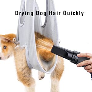 LMOPU Cat Grooming Hammock,Dog Grooming Harness,Cat Bag for Nail Trimming,Dog Sling for Nail Clipping,Holder for Nail Clipping,Quick Dog Bath,Drying Dog Hair