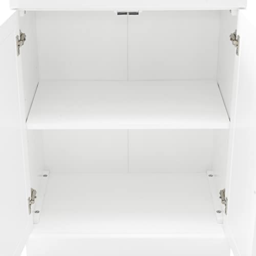 Crosley Furniture Stanton Glass Door Pantry, White