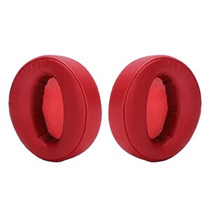 Ear Pads Cushion Replacement for Sony MDR?XB950BT, PU Leather Headphone Earpads Replacement Parts, Comfortable to wear(red)