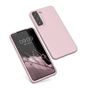 kwmobile Case Compatible with Samsung Galaxy S22 Case - TPU Silicone Phone Cover with Soft Finish - Antique Pink Matte