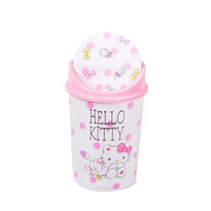 girls cute kitty home trash can bin wastebasket waste garbage can bin