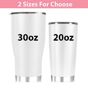 AizelMae Personalized Coffee Tumbler, Customized Name Friendship Picture Photo Frame Tumblers, Hot Cold Stainless Mugs, Gifts For BFF Best Friends On Christmas Birthday, 20 30 Oz Travel Mug Cup