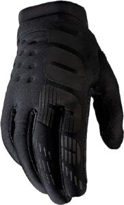 100% brisker cold weather motocross & mountain bike gloves - warm winter mtb & mx powersport racing protective gear