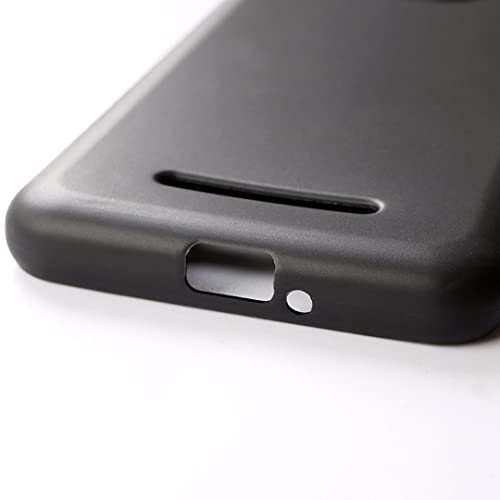 Tznzxm Case for Schok Volt SV55, Schok Volt SV55 Case, SV55216 Back Case, Flexible Soft TPU Scratch Resistant Non-Slip Shock Absorption Back Cover Rubber Slim Phone Case for Schok Volt SV55 Black