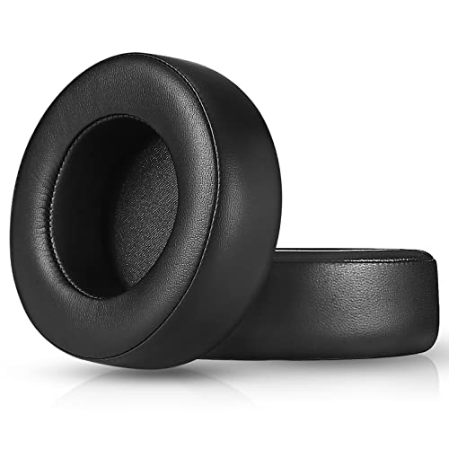 Upgrade Replacement Ear Pads for Corsair Virtuoso RGB Wireless SE Gaming Headset, Ear Cushion Compatible with Virtuoso XT, Durable Protein Leather, Softer Memory Foam, Added Thickness (Black)