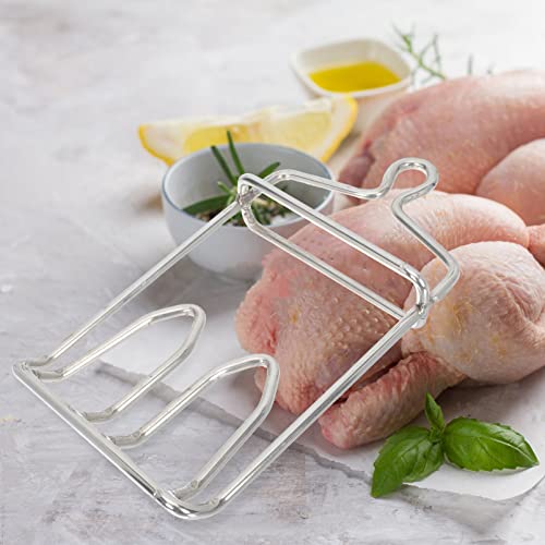 Happyyami Chicken Hanger for Slaughter Stainless Steel Poultry Hook Meat Hanging Hooks for Pork Poultry Duck Meat Processing Equipment