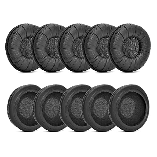 5Paire Earpads - Ear Cushion Compatible with Jabra PRO 920 930 935 9450 9460 9465 9470 / UC Voice 550 Headset (Frog Leather/5 Pairs)