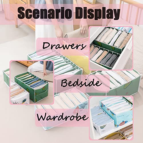 Latest Wardrobe Clothes Organizer, Drawer Organizers For Clothing, 9 Grids Pants Organizer, Clothes Organizer For Folded Clothes & Pants, Drawer Organizer Clothes For Jeans Compartment (9 Grids Jeans)