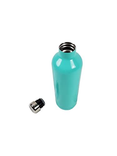 Winesulator Stainless Steel Double Wall Insulated Travel Wine Growler 24oz (Teal)